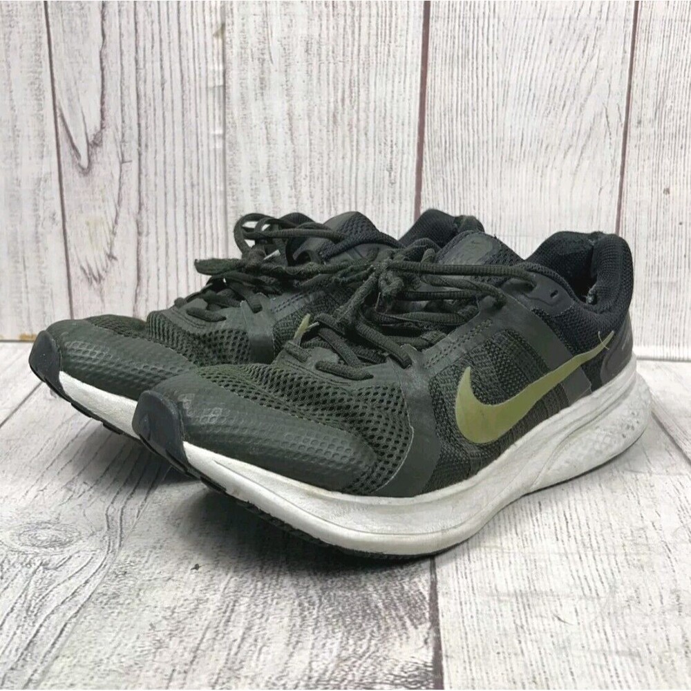 NEED INSOLES Nike Run Swift 2 Men 11.5 Sequoia Pilgrim Black Sneakers DH5429-301